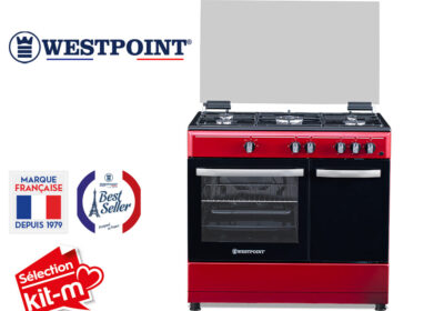 Cuisinière Butanette Gaz 90cm WESTPOINT Rouge (WCZM9650GFINRBO) Cuisson Votre Magasin de Meuble et Électroménager à La Réunion !