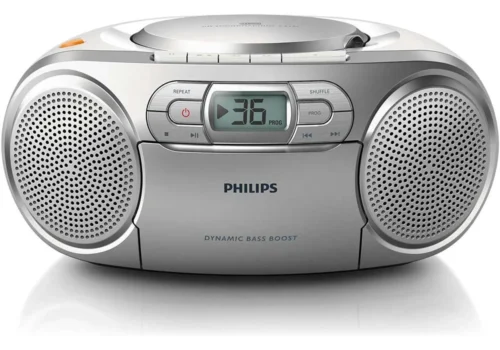 Radio CD-K7 Portable Philips (AZ127/12) Barres de Son, Enceintes & Radios Votre Magasin de Meuble et Électroménager à La Réunion !