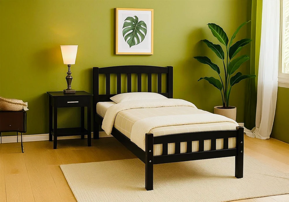 Lit 90x190cm Cola Chambres à Coucher Votre Magasin de Meuble et Électroménager à La Réunion ! 4 Lit 90x190cm Cola – Image 1