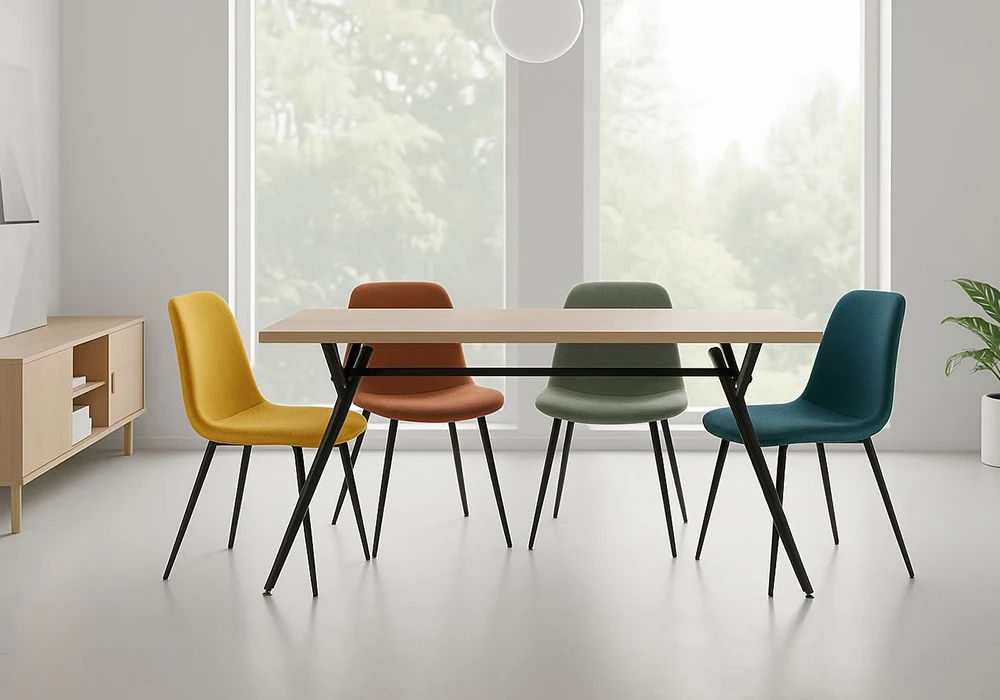 Table à Manger Rectangulaire Chloé 1.80M Les Tables Votre Magasin de Meuble et Électroménager à La Réunion !