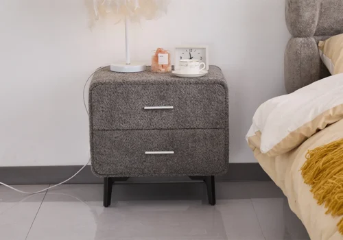 Chevet LAMI Gris Armoires, Commodes & Chevets Votre Magasin de Meuble et Électroménager à La Réunion !