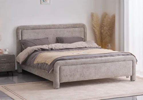 Lit LOUNA 160×200 cm Chambres à Coucher Votre Magasin de Meuble et Électroménager à La Réunion !