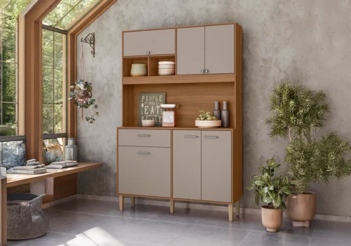 Buffet de Cuisine 6 Portes 1 Tiroir ERVA DOCE Cappucino Ensembles Cuisine Votre Magasin de Meuble et Électroménager à La Réunion !