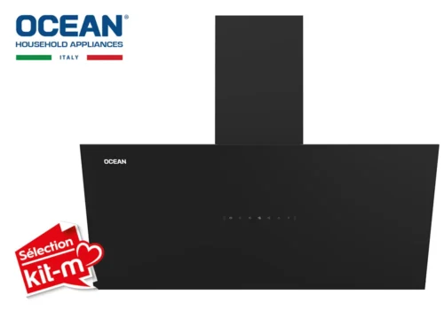 Hotte Murale Inclinée 90CM OCEAN OCDCHC7BGGCCF Cuisson Votre Magasin de Meuble et Électroménager à La Réunion !