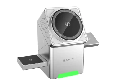Station De Charge Sans Fil Rotative HAVIT (W3106pro)