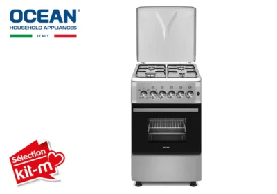 Cuisinière 4 Feux Gaz 50cm + Four Électrique OCEAN OCMR5540-29IMCE Cuisson Votre Magasin de Meuble et Électroménager à La Réunion !
