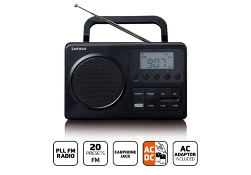 Radio Portable LENCO (MPR-035) Barres de Son, Enceintes & Radios Votre Magasin de Meuble et Électroménager à La Réunion !