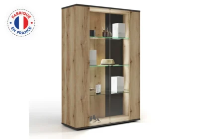 Vitrine 2 Portes LED (COLLECTION AYA)