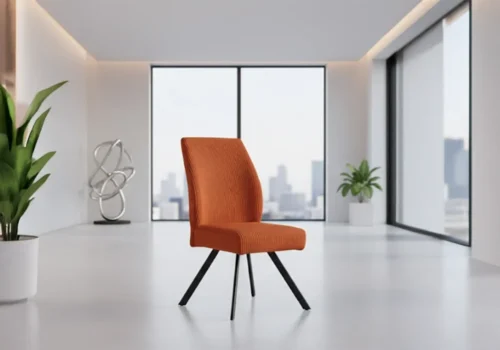 Lot de 6 Chaises SYLVA Terracotta Chaises Votre Magasin de Meuble et Électroménager à La Réunion !