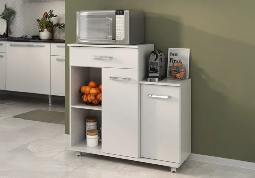 Meuble Micro-Ondes 2 Portes 1 Tiroir ISIS Ensembles Cuisine Votre Magasin de Meuble et Électroménager à La Réunion !