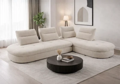 Salon D'Angle Modulable MERINIO Beige