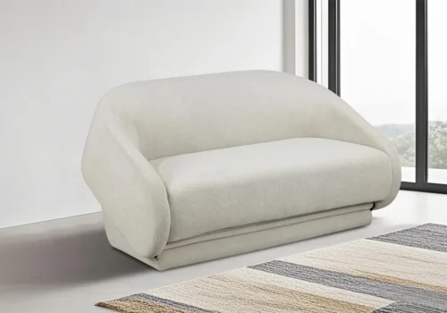 Canapé Lit POSTIGA 2 Places Beige Fauteuils Relaxants Top Confort Votre Magasin de Meuble et Électroménager à La Réunion !