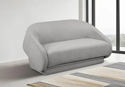 Canapé Lit POSTIGA 2 Places Gris Fauteuils Relaxants Top Confort Votre Magasin de Meuble et Électroménager à La Réunion !