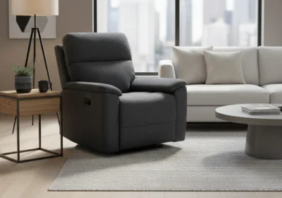 Fauteuil Relax ROVIO Noir Manuel