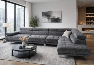 Salon d’Angle KATIA Gris