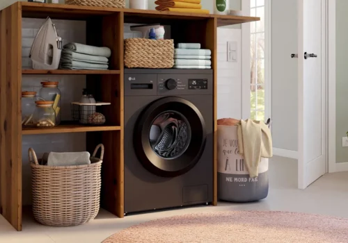 Lave-linge Inverter Direct Drive 8kg LG (F84N14SLS) Électroménager Votre Magasin de Meuble et Électroménager à La Réunion !