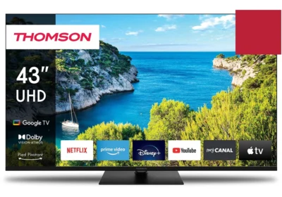 Téléviseur 4K UHD 43" 109CM  Google TV THOMSON (43UG5C14)