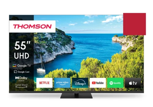 Téléviseur 4K UHD 55&Prime; 139CM Google TV THOMSON (55UG5C14) Téléviseurs Votre Magasin de Meuble et Électroménager à La Réunion !