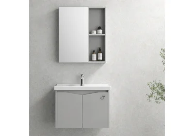 Ensemble Salle de Bain VICO 80cm gris