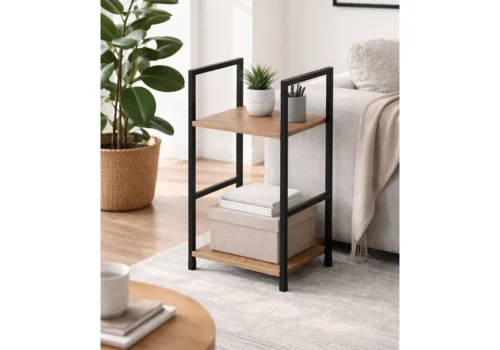 Etagère 2 Tablettes BLISH Meubles Votre Magasin de Meuble et Électroménager à La Réunion !