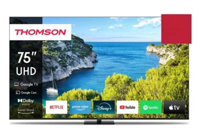 Téléviseur 4K UHD 75″ 190CM Google TV THOMSON (75UG5C14)