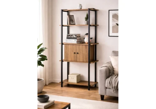 Etagère Industrielle CARACS 2 Portes Meubles Votre Magasin de Meuble et Électroménager à La Réunion !