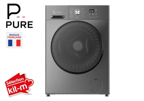 Lave Linge Séchant Inverter Silver 8/5KG PURE Électroménager Votre Magasin de Meuble et Électroménager à La Réunion !