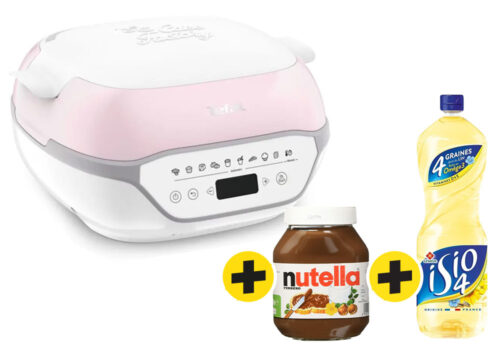Machine à Gateaux, Pains, Yaourt Tefal Cake Factory Infinity (KD850110) + 1 pot de Nutella + 1L d&rsquo;Huile Cuisine Votre Magasin de Meuble et Électroménager à La Réunion !