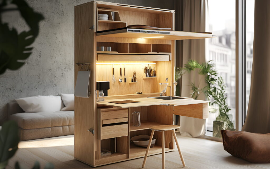 Gagner de la place chez soi : les meubles multifonctions à adopter absolument