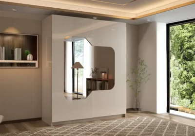 Armoire VALIANO 2 Portes Coulissante Cappuccino