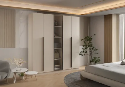 Armoire VANO 5 Portes Latté