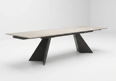 Table Rectangulaire Extensible NOVARA Beige