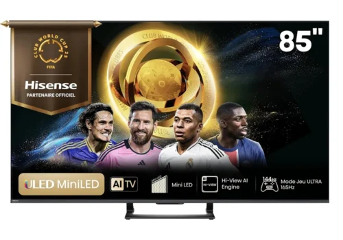TV Mini LED QLED 4K UHD DOLBY 85″ 215CM HISENSE (85U7Q) Téléviseurs & Vidéo-Projecteurs Votre Magasin de Meuble et Électroménager à La Réunion !