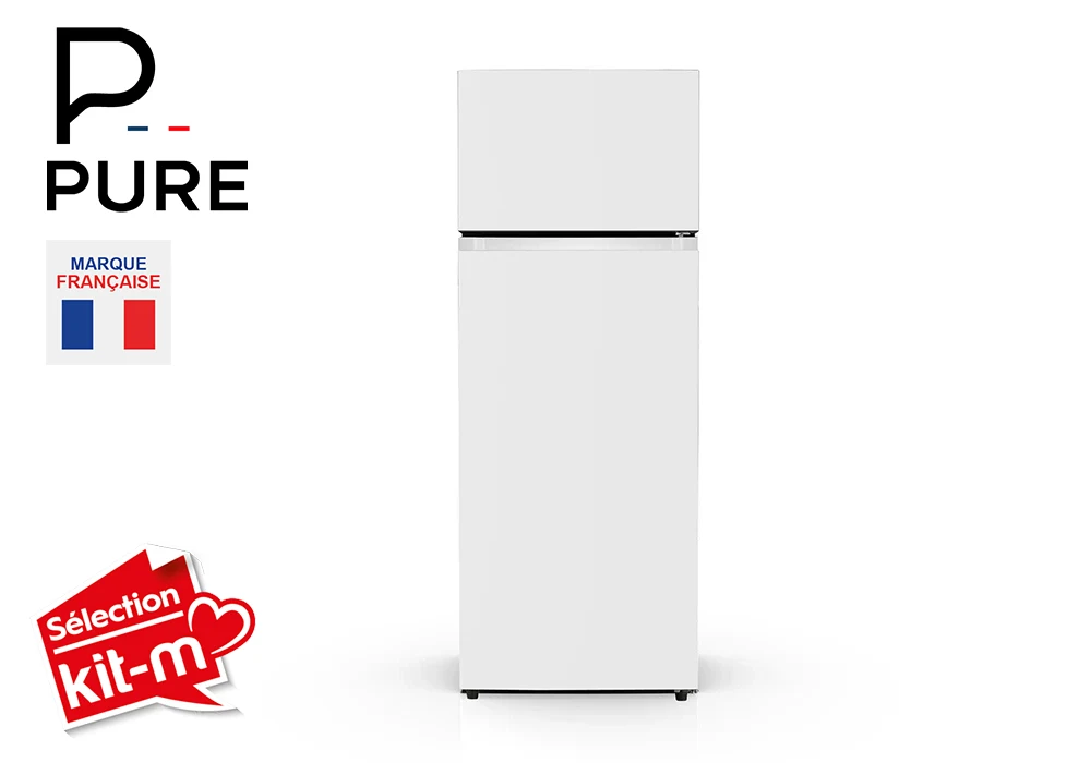 Réfrigérateur 2 Portes 209L PURE Électroménager Votre Magasin de Meuble et Électroménager à La Réunion !