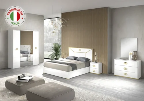 Armoire 4 Portes Blanc VOGUE Armoires, Commodes & Chevets Votre Magasin de Meuble et Électroménager à La Réunion !