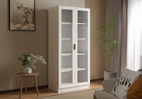 Vitrine VERRA 2 Portes Armoires, Commodes & Chevets Votre Magasin de Meuble et Électroménager à La Réunion !