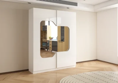Armoire VALIANO 2 Portes Coulissante Blanc Armoires, Commodes & Chevets Votre Magasin de Meuble et Électroménager à La Réunion !