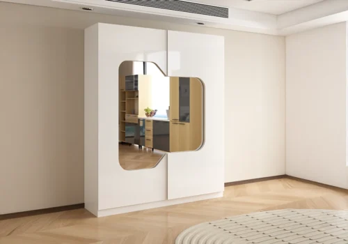Armoire VALIANO 2 Portes Coulissante Blanc Armoires, Commodes & Chevets Votre Magasin de Meuble et Électroménager à La Réunion !