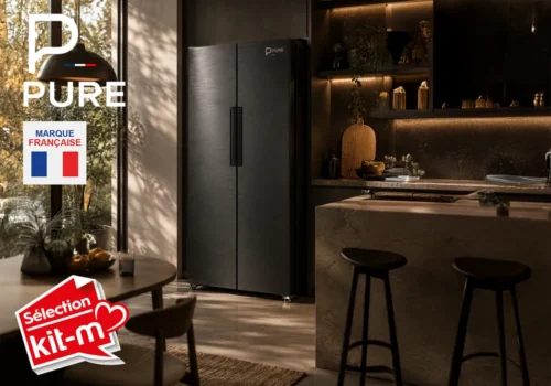Réfrigérateur Américain 2 Portes PURE Électroménager Votre Magasin de Meuble et Électroménager à La Réunion !