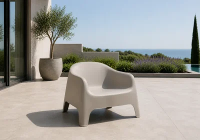 Fauteuil de Jardin BRIVO Beige Jardins & Terrasses Votre Magasin de Meuble et Électroménager à La Réunion !