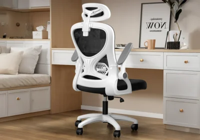 Fauteuil de Bureau Ergonomique AeroSupport  Blanc/ Noir