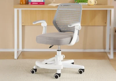 Fauteuil de Bureau Ergonomique AirMesh Blanc/ Gris