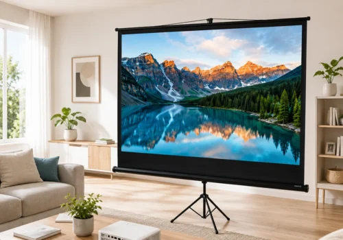 Écran de Projection HAVIT 84” (PS84) Téléviseurs & Vidéo-Projecteurs Votre Magasin de Meuble et Électroménager à La Réunion !