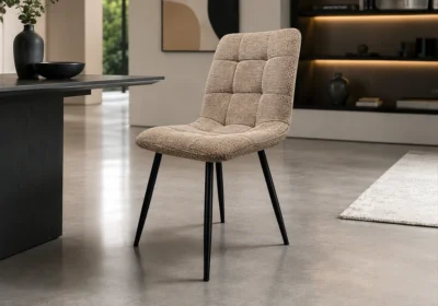 Lot de 6 Chaises VAIRA Marron