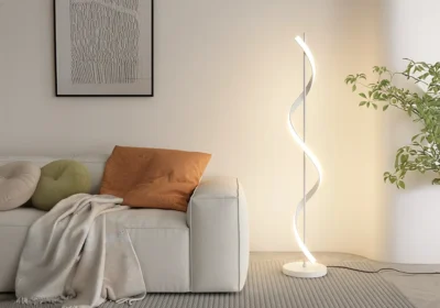 Lampadaire HELIA 40W CCT – LED Design Luxe Beige Inspirations Déco Votre Magasin de Meuble et Électroménager à La Réunion !
