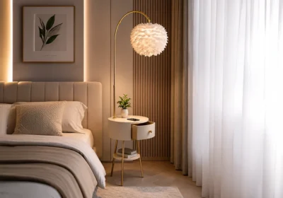 Lampadaire Chevet LEA Élégance Inspirations Déco Votre Magasin de Meuble et Électroménager à La Réunion !