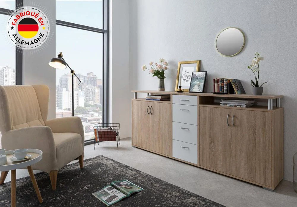 Bahut Bas MAXIMO Meubles Votre Magasin de Meuble et Électroménager à La Réunion !