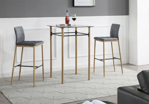 Table Haute DJANGO Salles à Manger Votre Magasin de Meuble et Électroménager à La Réunion !
