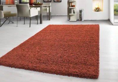 Tapis MORGAN Uni Rouge 120x170 cm