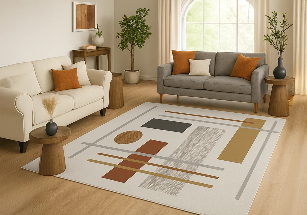 Tapis ORNELA 140×190 cm Décoration Votre Magasin de Meuble et Électroménager à La Réunion !